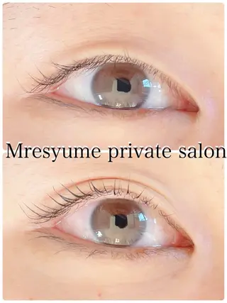 マツエク・マツパ Mresyume MAYUのマツエク・マツパデザイン