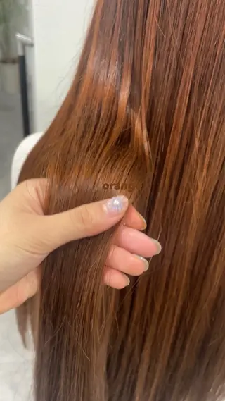 ロング カラー ヘアアレンジ 💝似合わせカット& カラーUruna💝のヘアスタイル