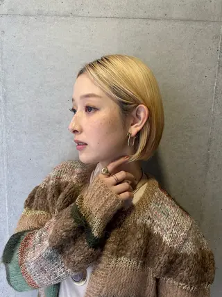 ショート ニシカワ ユズミのヘアスタイル
