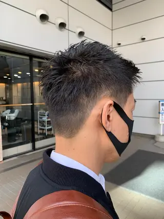 ショート メンズ ❣️モードケイズ塚口 和田一将のヘアスタイル