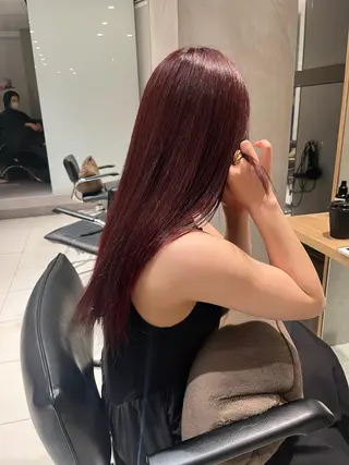 ロング カラー ヘアアレンジ stylist ◎RUKI.のヘアスタイル