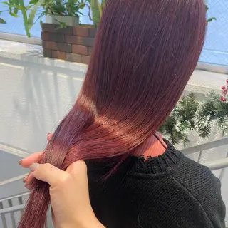 ロング カラー 韓国風・ブリーチなし ・あり後藤　一斗店長のヘアスタイル