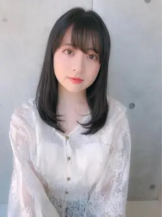 ロング ヘアアレンジ カラー 夏のトレンド♡ モテヘア🧴🫧池袋のヘアスタイル