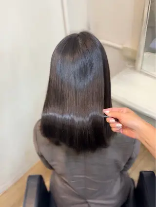 セミロング 髪質改善/ 透明感カラー/RANのヘアスタイル