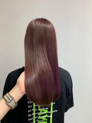 セミロング カラー 近藤千翔🩵 髪質改善Periodのエステ・リラクイメージ