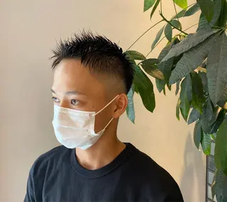 メンズ 【博多ハイライトカラ ー】中島啓太のヘアスタイル