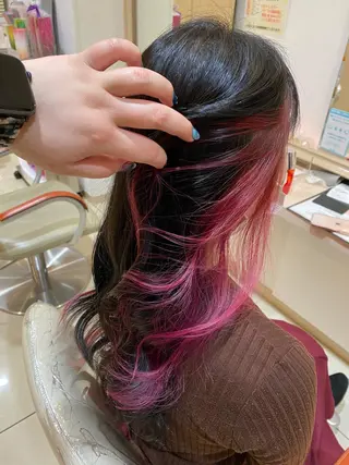 ロング カラー 🪽羽エク/Ash 店長/折目奈央🪽のヘアスタイル