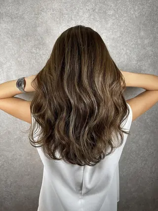 セミロング カラー Lafesta HAIR和歌山駅前店のヘアスタイル