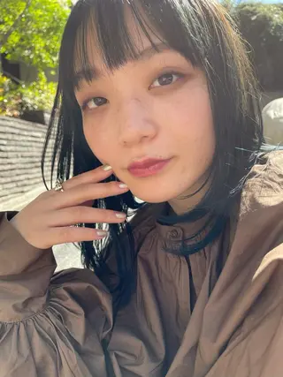 セミロング カラー まつ毛パーマ🐏 NANAMIのマツエク・マツパデザイン