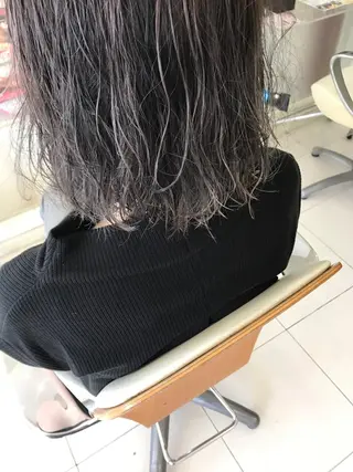 ミディアム カラー パーマ D.log 大和西大寺店所属・川崎 雅大のヘアスタイル