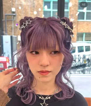 ヘアアレンジ アレンジカラー モデル🎀yuuiのヘアスタイル