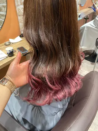 セミロング カラー 💐パーソナルカラー /市橋加菜💐のヘアスタイル