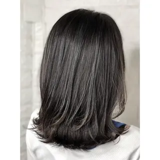 ミディアム カラー KIZU 髪質改善 オカルト怪談のヘアスタイル