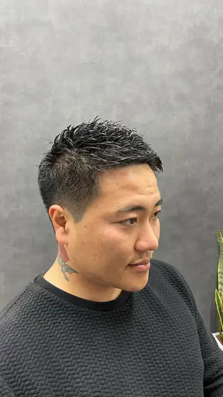 ショート メンズ GO TODAYシェアサロン大名店所属・濵武 尚人のヘアスタイル