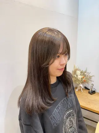 セミロング jr.stylist 小島千穂🎀のヘアスタイル