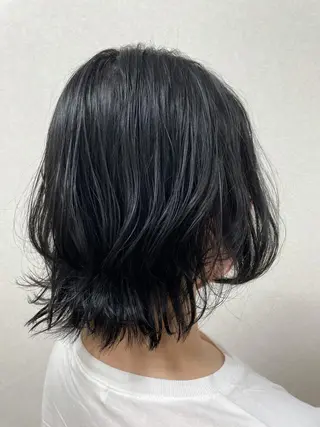 ミディアム カラー ヘアアレンジ like みやびのヘアスタイル