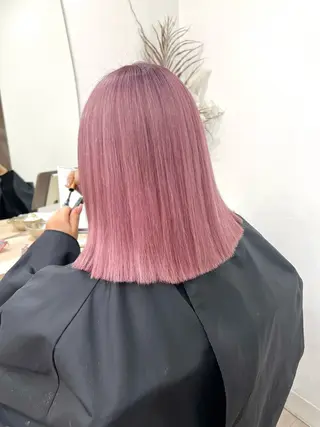 ミディアム カラー TOKI mahoのヘアスタイル