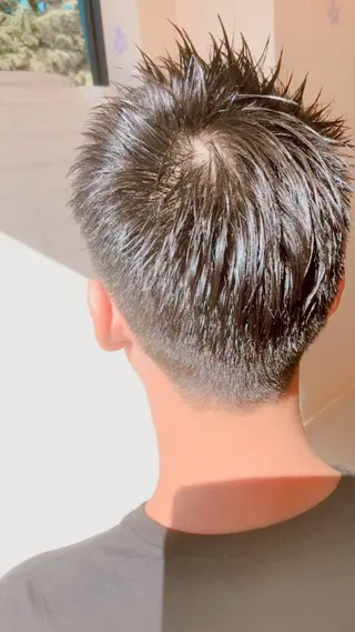 ショート メンズ 福見 美保のヘアスタイル