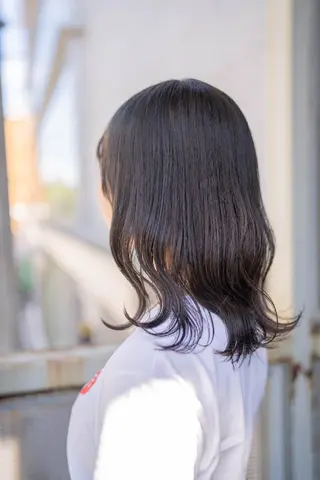 セミロング カラー Lazo所属・Lazo/ 原弥和子のヘアスタイル