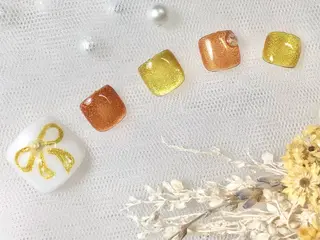 ネイル ネイルPetit Ribbonのネイルデザイン