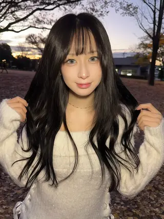 ロング カラー 🐺新宿manabu カットモデル募集中のヘアスタイル