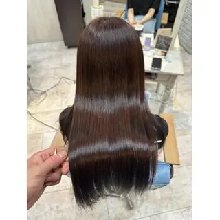 ロング 💓透明感カラー 心斎橋No1💓のヘアスタイル