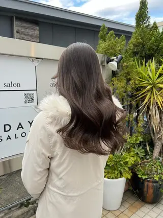 ロング カラー 似合わせヘア🫶🏻 つきいてるみのヘアスタイル