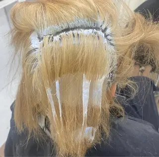 カラー コウ チホウのヘアスタイル