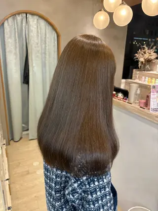 ロング カラー オリーブベージュ/シ ョートボブたまき🧡のヘアスタイル