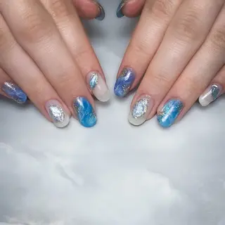 ネイル &.nail/ ニュアンス/持込み可のネイルデザイン