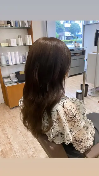 ロング カラー カットモデル募集💎 YURA🌷🫧のヘアスタイル