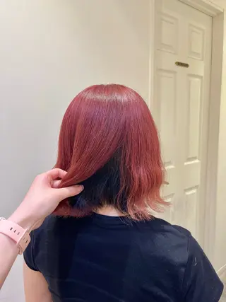カラー 🎀ツヤカラー🎀 暖色カラー/amiのヘアスタイル
