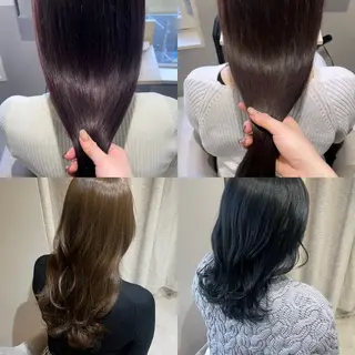 セミロング カラー ayano / 透明感・くすみカラーのヘアスタイル