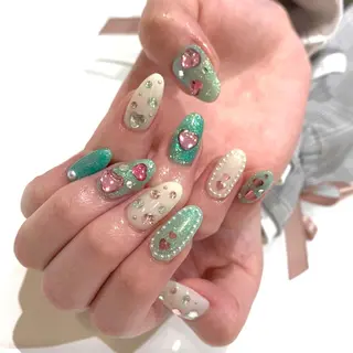 セミロング be-cares beauty(豊川店のネイルデザイン