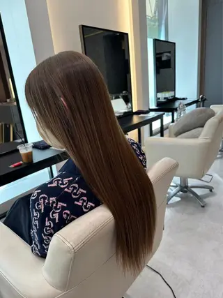 ロング パーマモデル募集 /梅田/宿谷真那斗のヘアスタイル