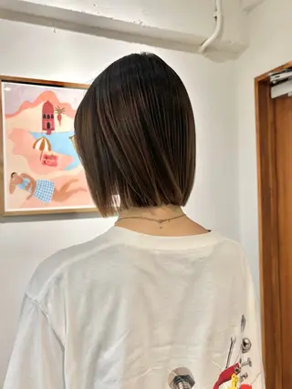 ミディアム ENIEN MAKE’S 立川所属・ミカ💫レイヤー/ メンズ/透明感カラーのヘアスタイル