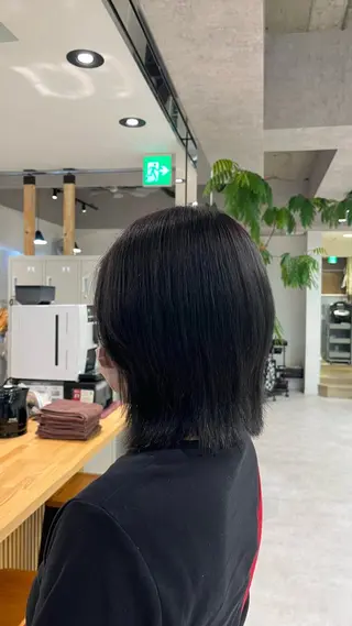 ミディアム omocha umiのヘアスタイル