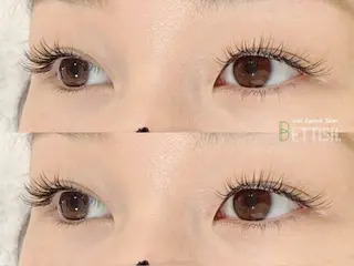 マツエク・マツパ BETTISH🩵 SERIのマツエク・マツパデザイン