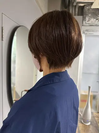 ショート カラー Leverage New York所属・小滝 楓のヘアスタイル