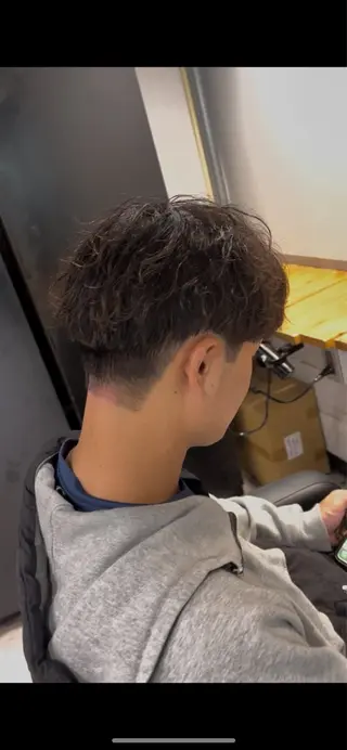 パーマ メンズ 透明感カラー 🩷艶髪🫧Yumaのヘアスタイル