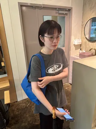 ショート カラー yupi🐈‍⬛ レイヤー/パーマのヘアスタイル