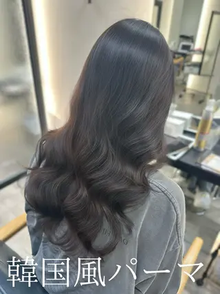ロング 韓国風パーマ/ 韓国ヘア/大森千寛のヘアスタイル