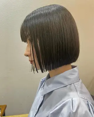 ショート カラー ボブ/髪質改善/ soiナカジママドリのヘアスタイル
