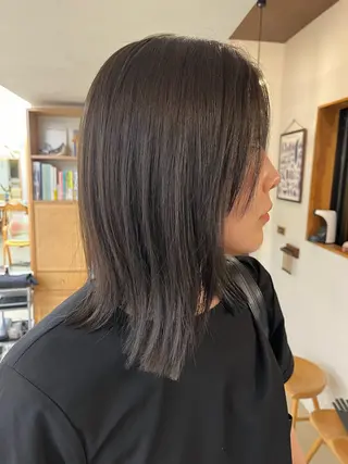 ミディアム カラー DENALI HAIR所属・宇野澤 銘のヘアスタイル