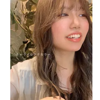 ロング カラー 🤍aimi🤍 ウルフ/韓国ヘアのヘアスタイル