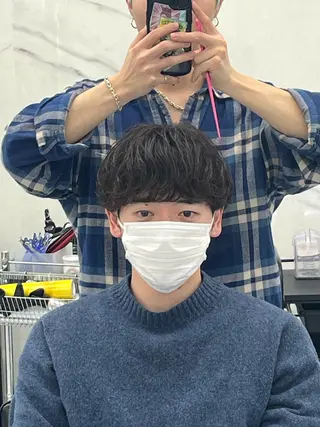 ショート MEN'S  HAIR SENSE 渋谷神南所属・🔥メンズ特化🔥 美容師YUTAのヘアスタイル