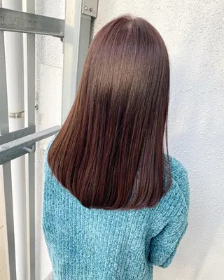 ロング カラー 後藤紗英/髪質改善 /オリーブベージュのヘアスタイル