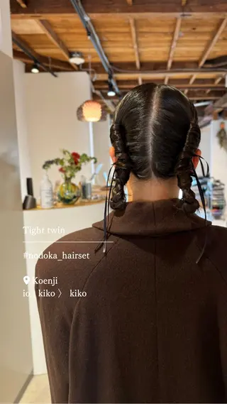 ミディアム ヘアアレンジ お呼ばれセット🕊️ 高円寺/太田和のヘアスタイル