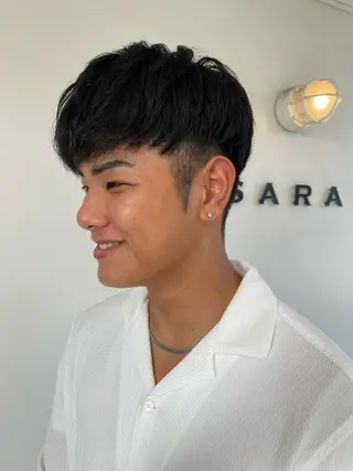 ショート メンズ 野田 カレンのヘアスタイル