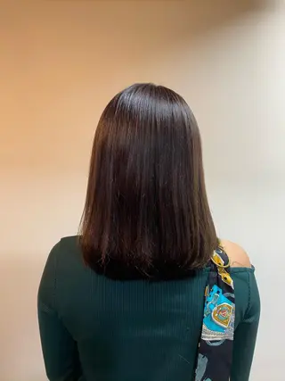 ミディアム 🫧縮毛矯正🫧ai hara🫧表参道のヘアスタイル